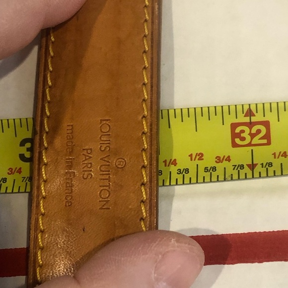 LOUIS VUITTON Vachetta Replacement Shoulder Strap with Clips and Shoulder Pad - Picture 6 of 16